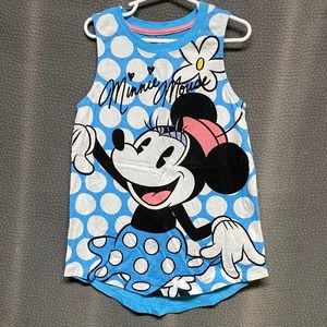 Disney Parks Minnie Mouse Tank Sz Youth M